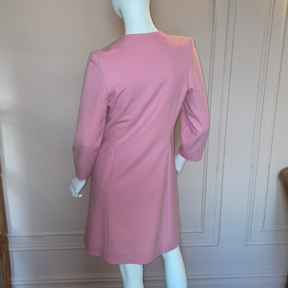 Rose wool two piece jacket and skirt - Picture 6 of 11